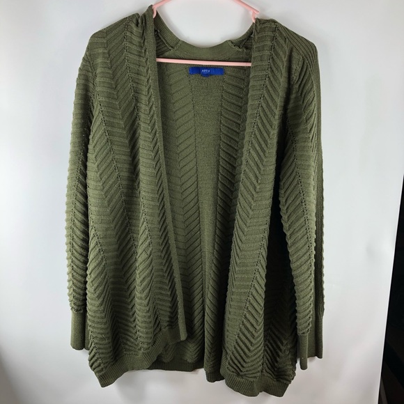 Apt. 9 Sweaters - Apt 9 Green Cardigan
